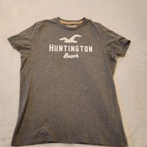 Hollister-co Men's Grey T-shirt